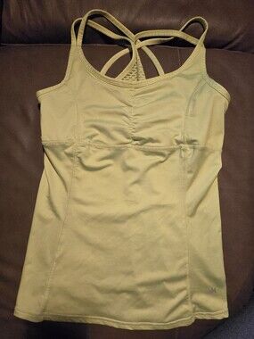 Kyodan Lemon Yellow Strappy Fitness Tank